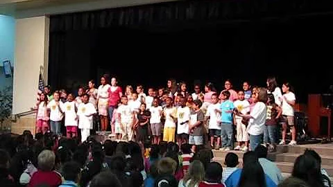 Blanton's Good News Club Sings for the Talent Show...