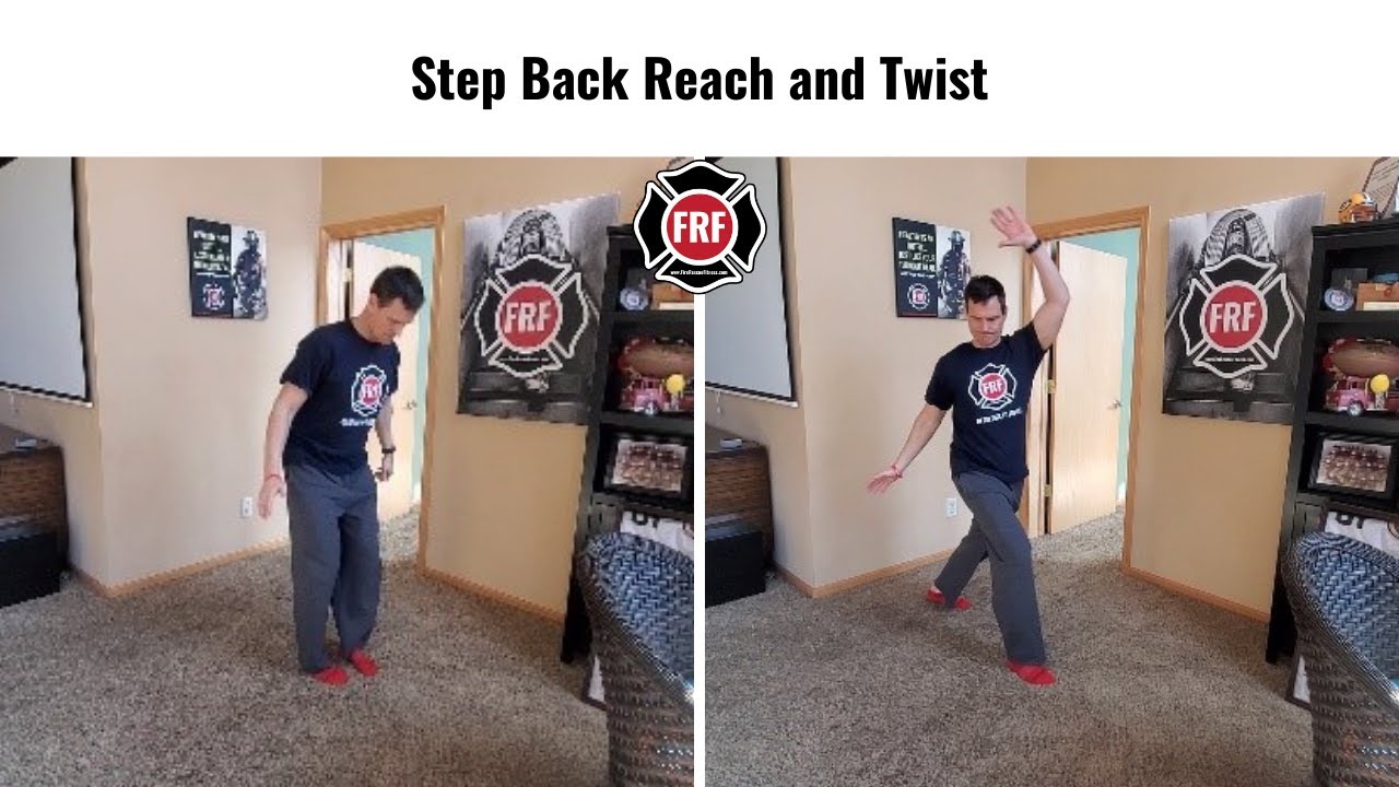 Step Back Reach and Twist - YouTube