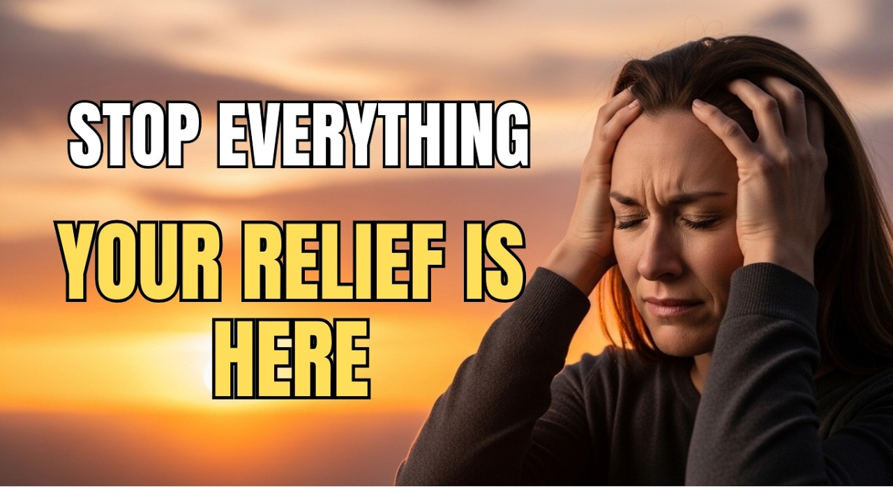 Listen and let His peace relieve your stress