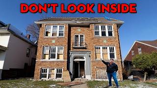 Inside a $50,000 Abandoned Detroit Apartment Building