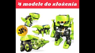 Robot Solarny 4 w 1 Dinozaur na Baterie Słoneczne screenshot 5