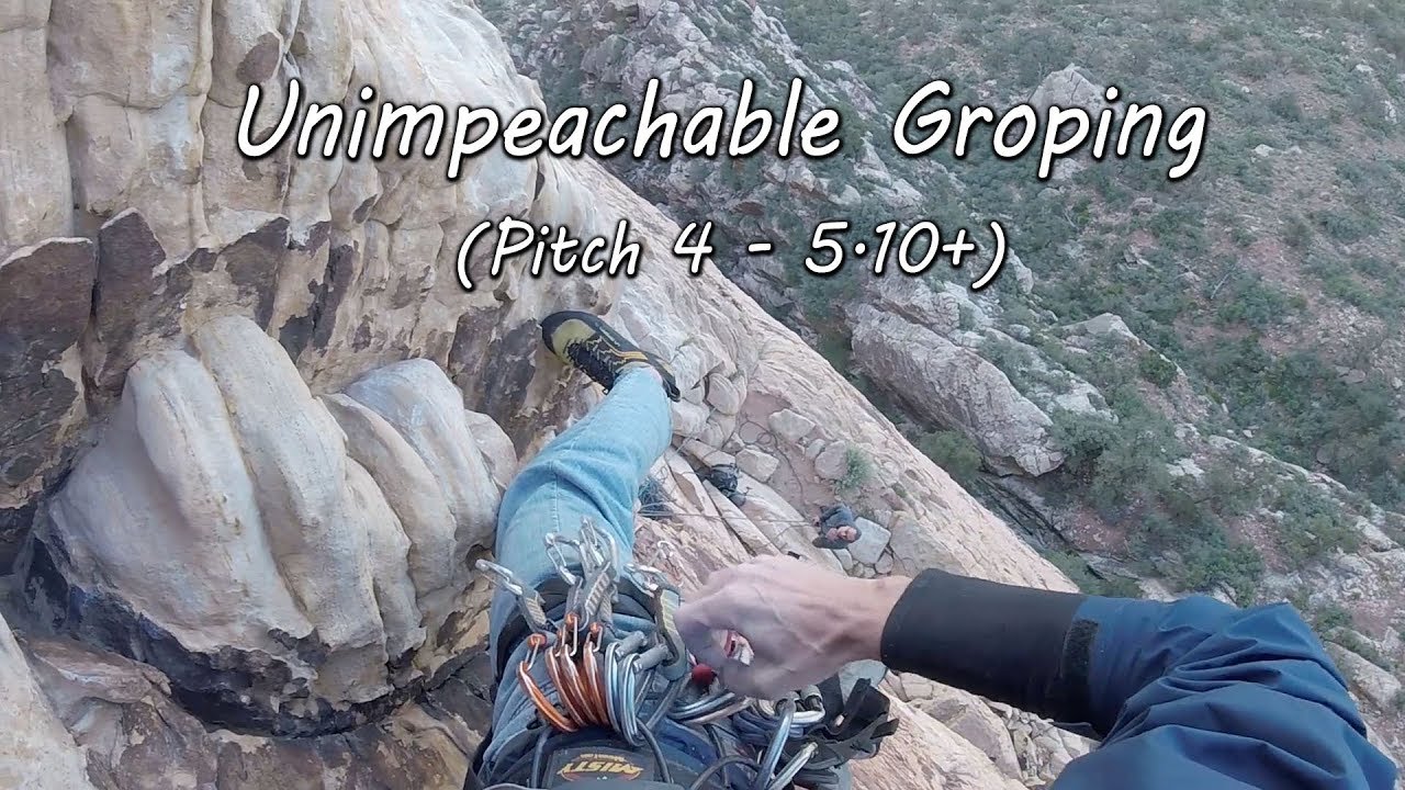 Multipitch Sport Climbing on Unimpeachable Groping Pitch 4 YouTube