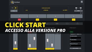 CLICKSTART - metronomo e lettore midi per studiare la BATTERIA - click start pro #8