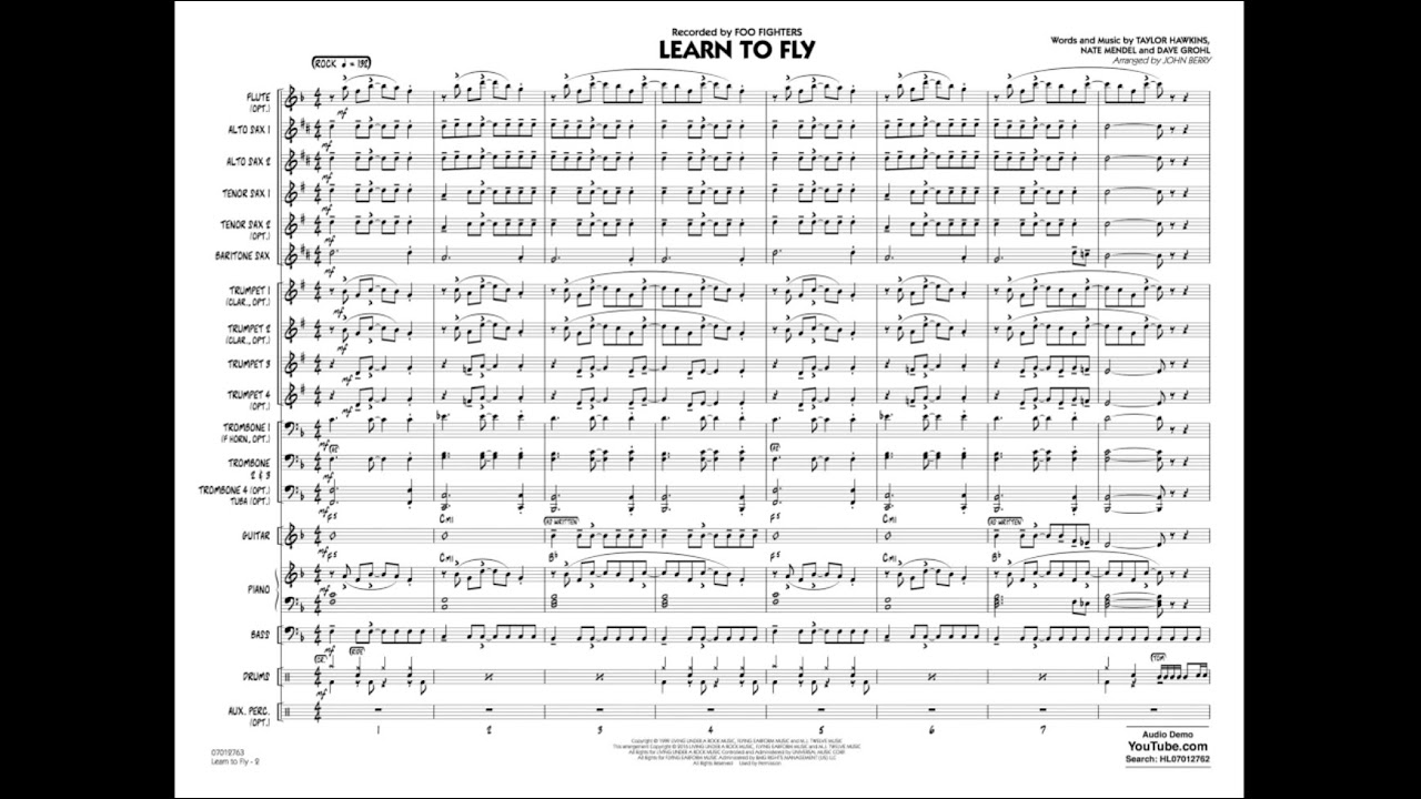 Learn to Fly arranged by John Berry