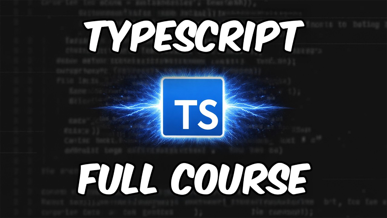 Full TypeScript Course In 1 Hour - YouTube