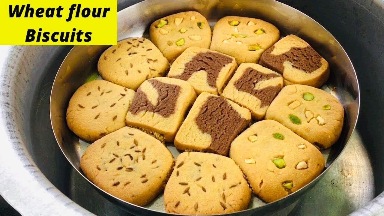గోధుమపిండితో 3 రకాల బేకరీలో లాంటి బిస్కెట్స్ ఇంట్లోనే ఈజీగా| Wheat Flour Biscuits recipe in Telugu