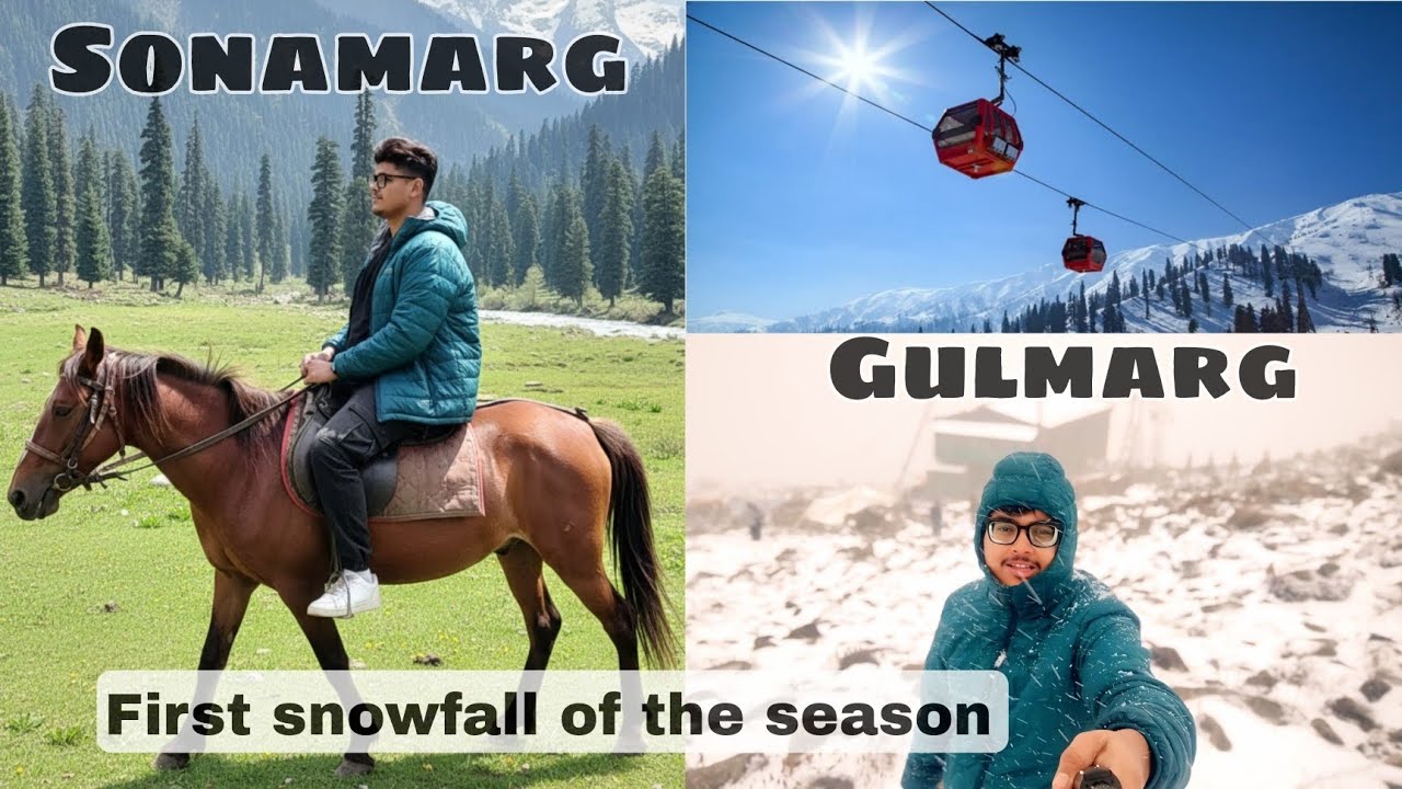 Exploring Sonamarg & Gulmarg || J&K Ep. 04 || First snowfall of the season