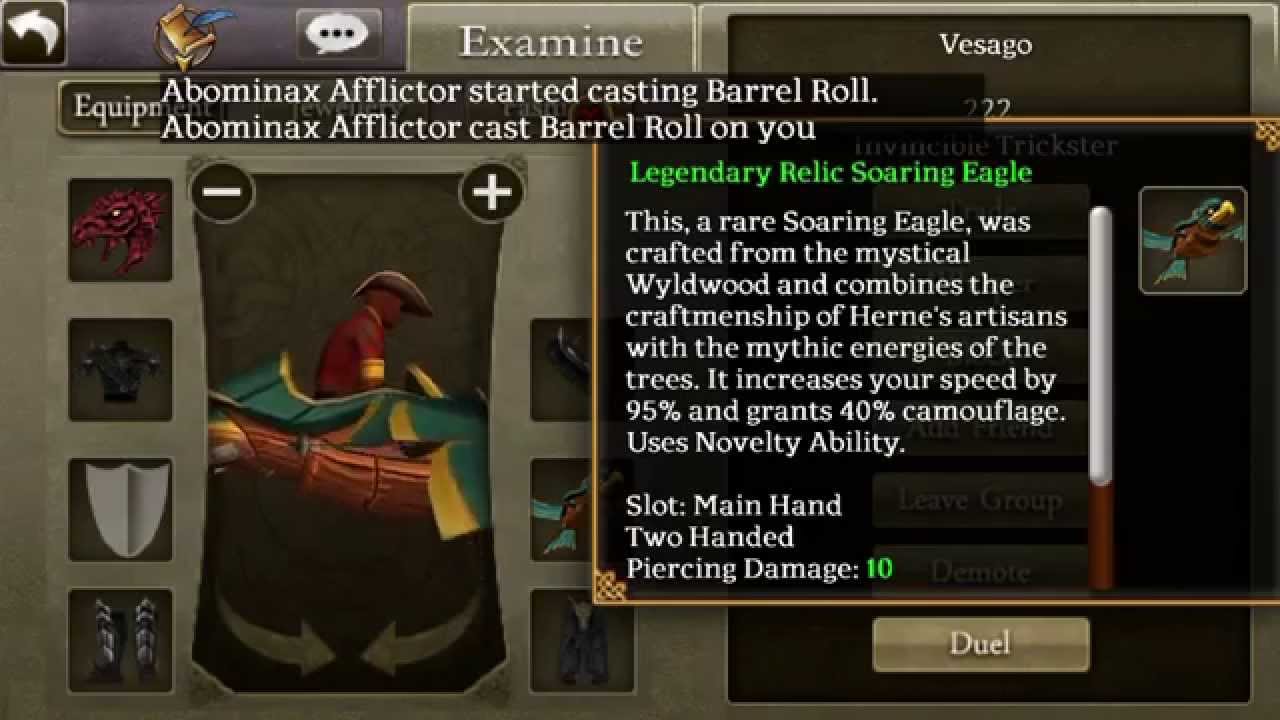 Ostara 2015 Mount - Legendary Relic Soaring Eagle (Celtic Heroes)