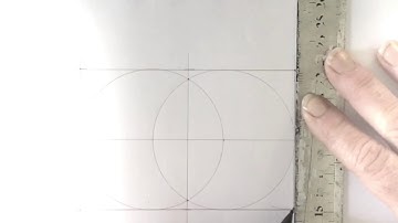 How to draw Phi from Vesica Pisces. The Golden Ratio.