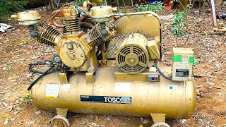 Genius Boy Restores Entire Engine Of high Pressure Air Compressor And Large Capacity Air Compressor by Restorations Tools 20,551 views 1 month ago 53 minutes