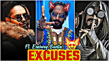 EXCUSES Ft. Emiway Bantai edit | @Emiway Bantai mix status || Ap dhillon #excuses#emiwaybantai#edit