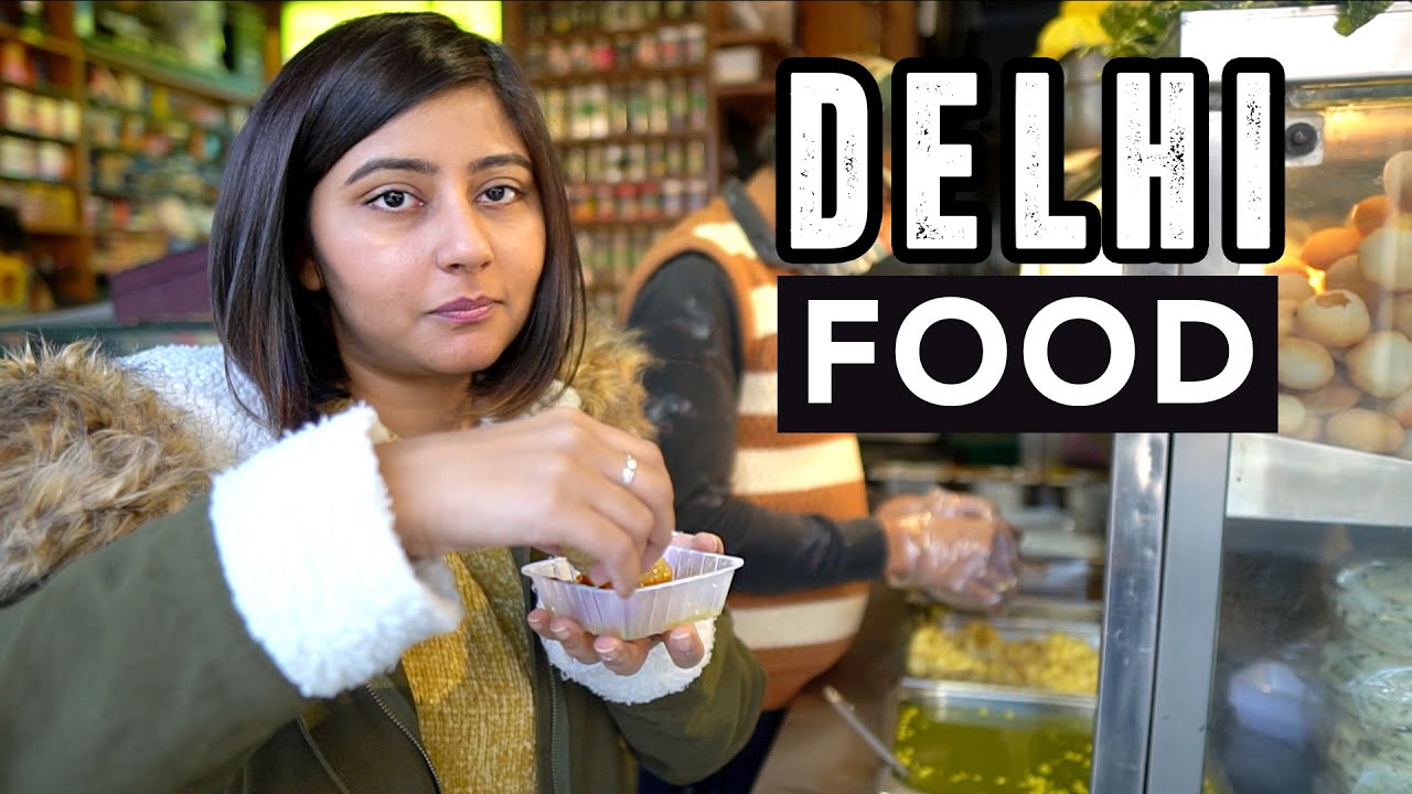 Eating My Favourite Food in Delhi | Delhi Food Vlog! #KritikaEats - YouTube