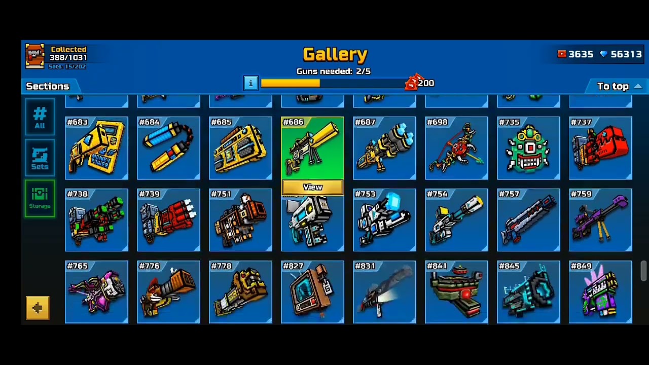 Reload animations (part 2).                            Pixel gun 3d