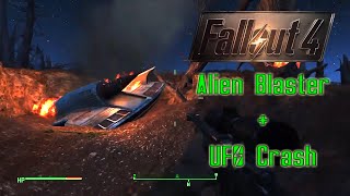 Fallout 4 - How to Get: Alien Blaster + UFO Crash (Easter Egg)