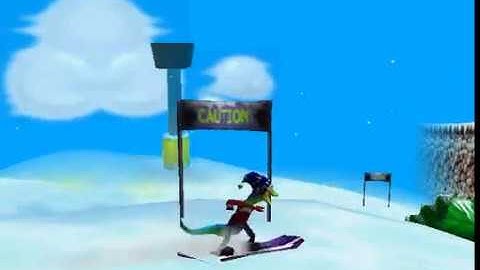 Gex 3: Deep Cover Gecko 100% Walkthrough Part 3 [Holiday Broadcasting: Whack 5 Snowboarding Elves]