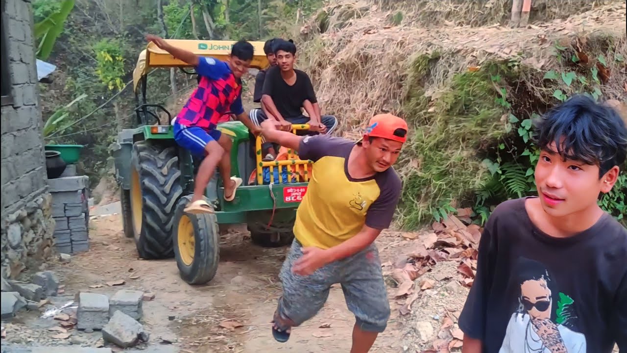 उकालोमा गाडी नचडेर हैरान | Tractor in Nepal | off road | Tractor Vlog | nepali tractor | princ lama
