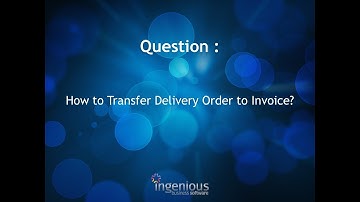 AutoCount Accounting Ver 2.0 : Guidelines - Sales : How can I transfer Delivery Order to Invoice?