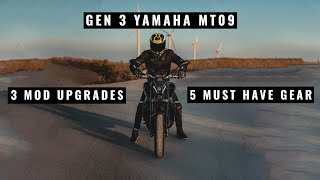 5 Motorcycle Gear To Buy- 2021 YAMAHA MT09 VLOG