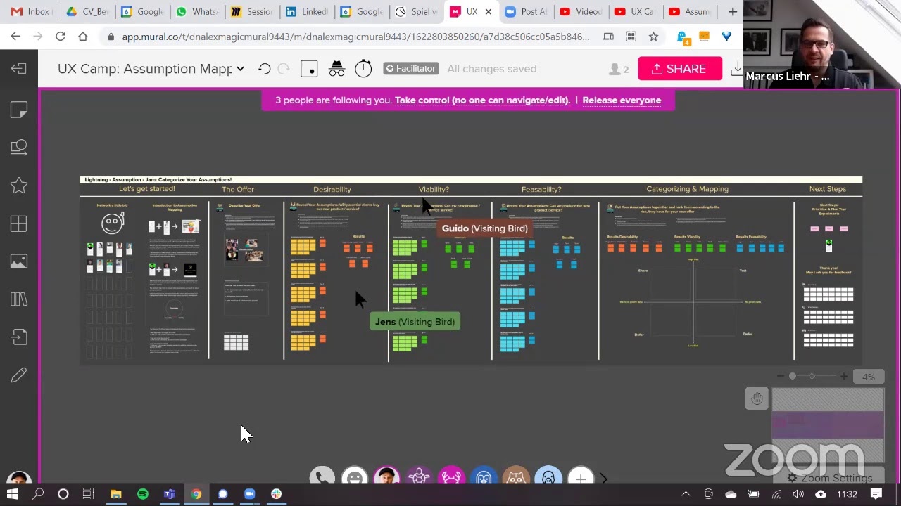 Assumption Mapping - UX Bar Camp Europe 2021