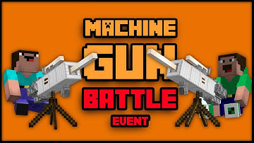 MACHINE GUN BATTLE with 15 people! [Minecraft 1.15]