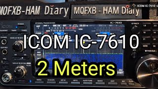 ICOM IC-7610 on 2 Meters VHF Band Receive using Hiz Air ICOM IC-7610 on 2 Meters VHF Band Receive using Hiz Air