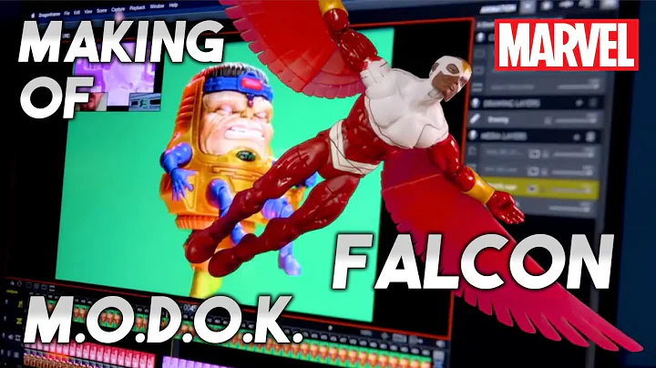 "M.O.D.O.K vs Falcon" | Marvel Legends Stop Motion Behind The Scenes