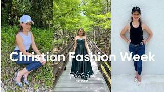 Christian Fashion Week PhotoShoot, Merch Drop & Pageant Walking Prep I Kay Nash 📸