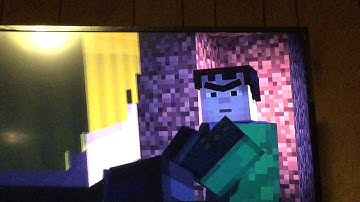 Minecraft Story Mode (part 3) Lukas, Axel break it up