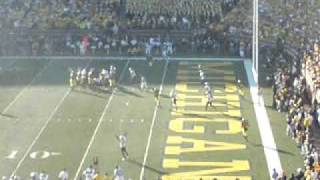 Brandon Minor Runs in a Touchdown then a Failed Two Point Conversion Attempt by Michigan