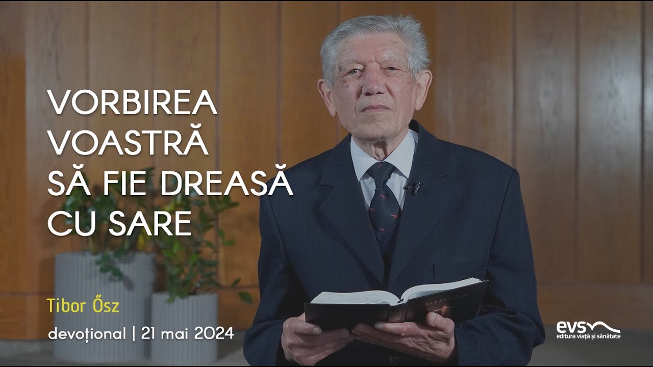VORBIREA VOASTRĂ SĂ FIE DREASĂ CU SARE