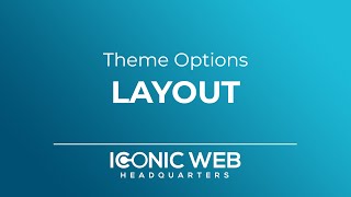 Theme Options - Layout