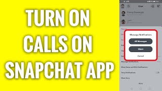 How To Turn On Calls On Snapchat App screenshot 4