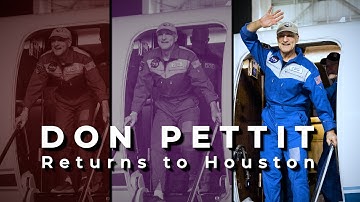 NASA Astronaut Don Pettit Returns to Houston