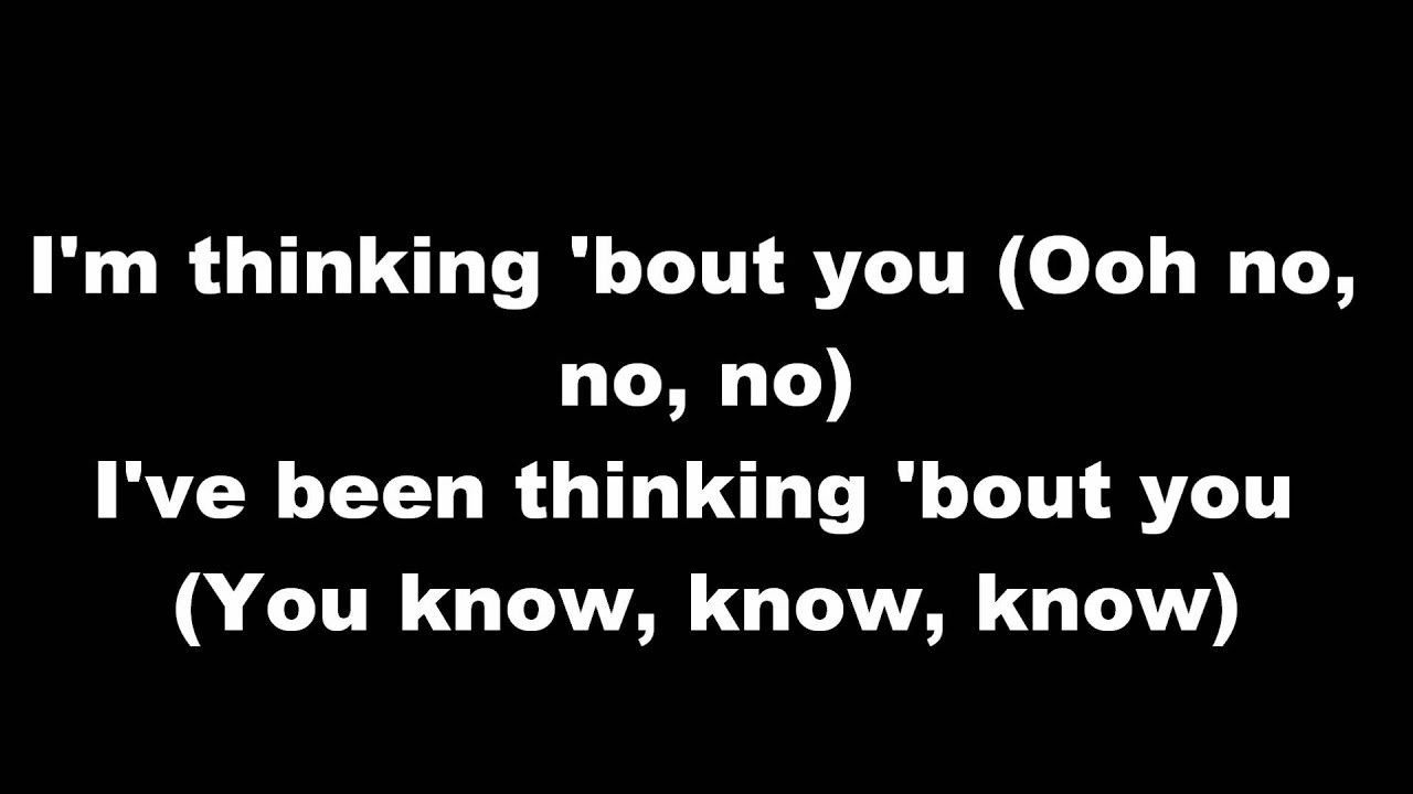 Thinking Bout You Lyrics Frank Ocean