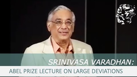 Srinivasa Varadhan: A Short History of Large Deviations