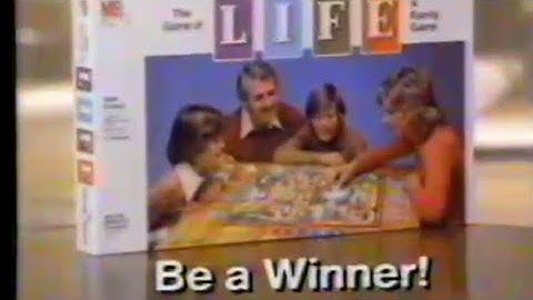 1985 MB The Game of Life Board Game TV Commercial