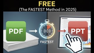 How to Convert PDF to PPTX PowerPoint Online for FREE (The FASTEST Method)