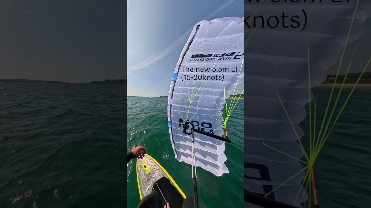 No hand flying #brm #L1 #foil #unifoil #parawing #surf #downwind #windfoil