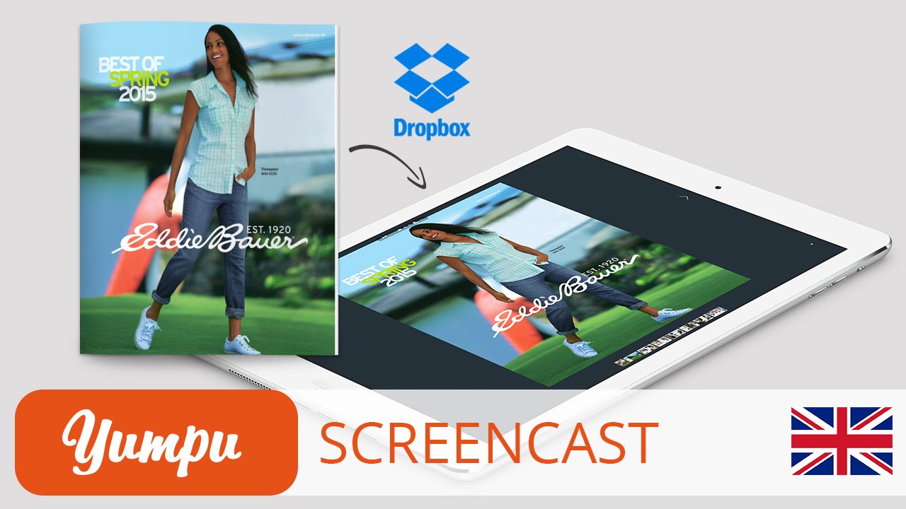 Screencast - How to upload PDF files to Yumpu via Dropbox (online magazine tutorial)