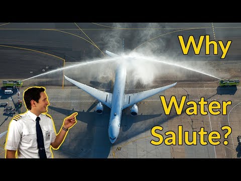 Why do PLANES get WATER SALUTES? Explained by CAPTAIN JOE