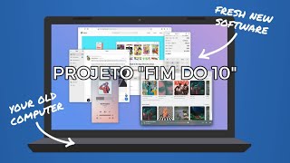 Projeto "Fim do 10" Pretende substituir o Windows pelo Linux
