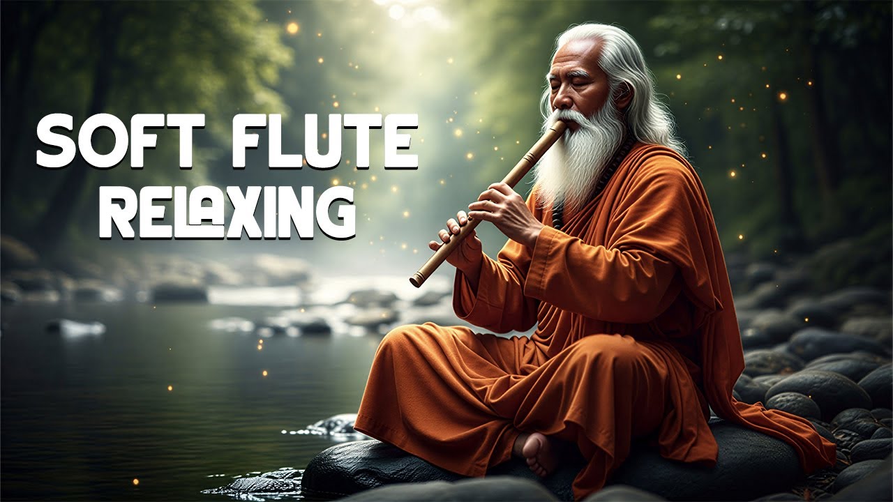Relaxing Flute Music to Sleep Deeply & Relieve Stress 🌿