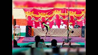 Yog By Students At Gsss Nimbali Bera Samrau Osian.