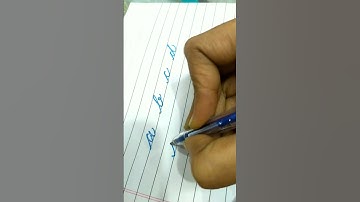 How to write ✍️ a-z in cursive writing ❤️ #veemeek #cursive #viral