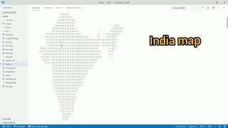 Draw India's map using c++ programming | #indiamap using programming.