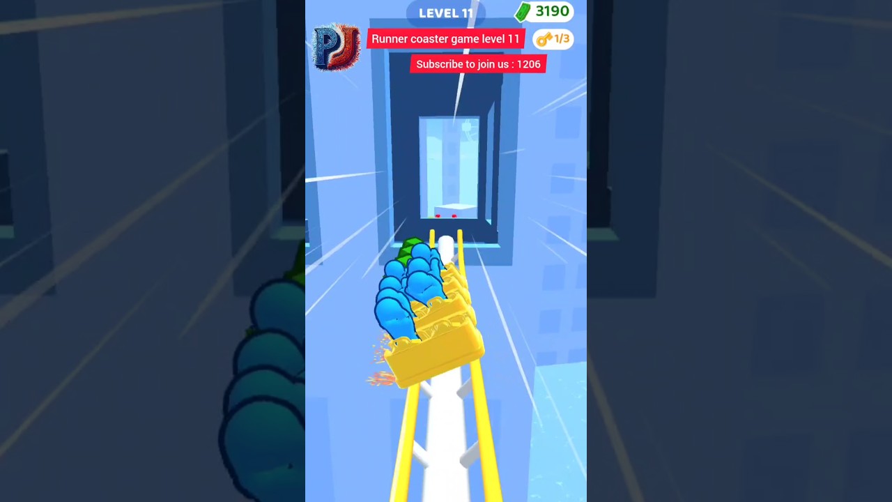 RUNNER coaster 🎢🥳 