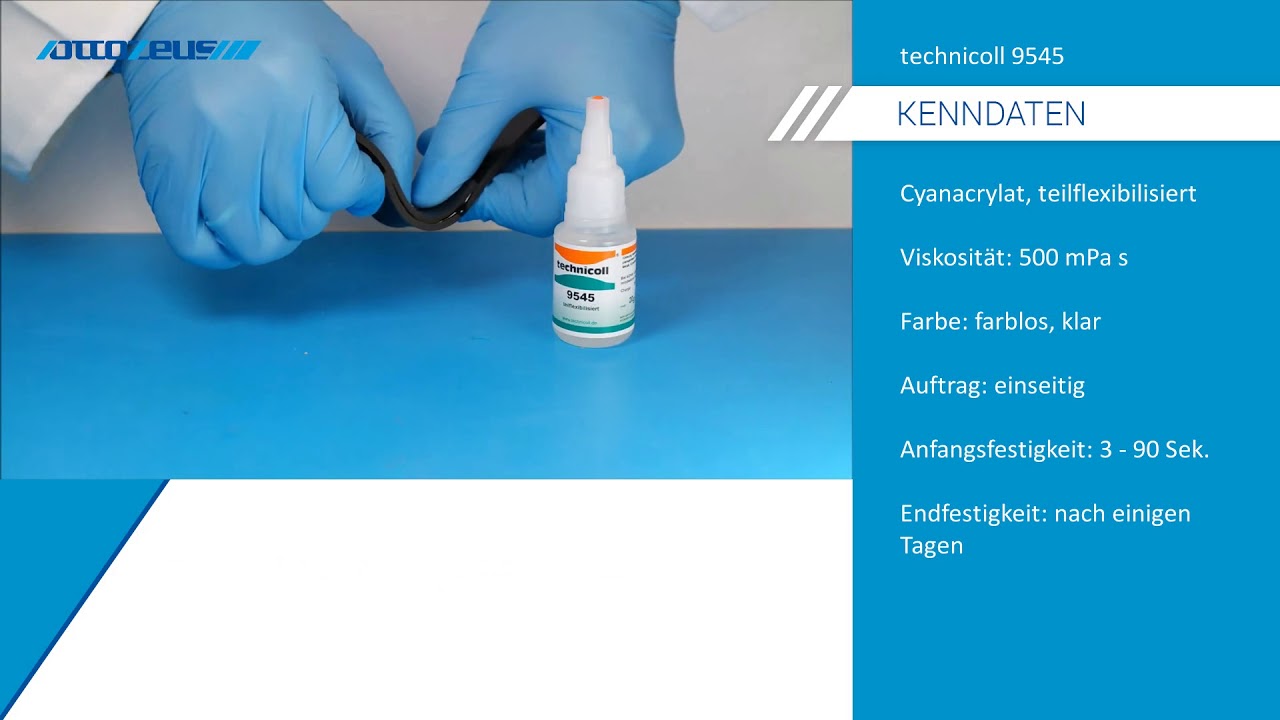 Gummi mit Gummi kleben mit technicoll 9545