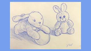 Drawing stuffed animals with simple shapes screenshot 4