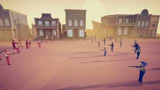 The red and blue rival gangs fight!