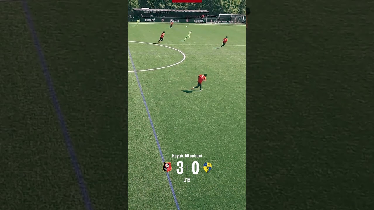 👀 1 minute - 8 buts ! Festival offensif de nos U16 contre le Stade Briochin #shorts #staderennais